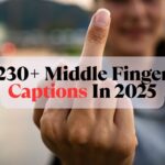 Middle Finger Captionsv