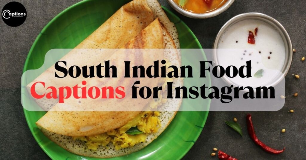 South Indian Food Captions for Instagram