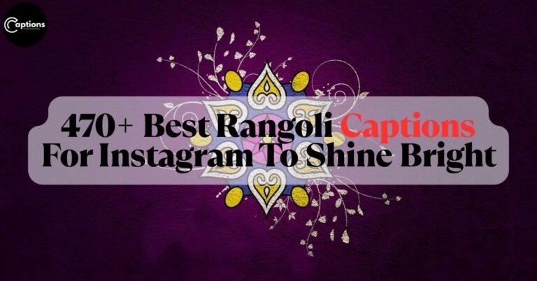 Rangoli Captions