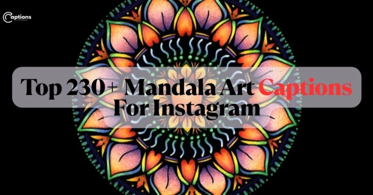 Mandala Art Captions For Instagram